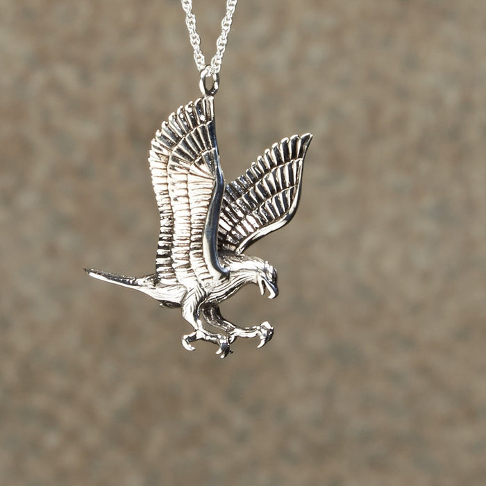 Soaring Eagle Pendant Cremation Jewelry-Jewelry-Infinity Urns-Afterlife Essentials