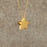 Star Sterling Silver Keepsake Cremation Jewelry-Jewelry-Infinity Urns-Gold Plated-Afterlife Essentials