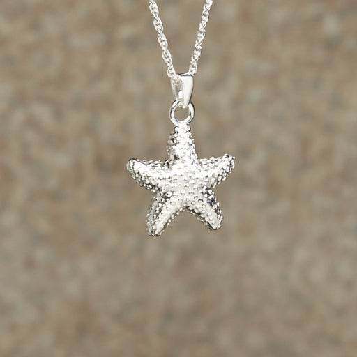 Starfish Sterling Silver Keepsake Cremation Jewelry-Jewelry-Infinity Urns-Sterling Silver-Afterlife Essentials