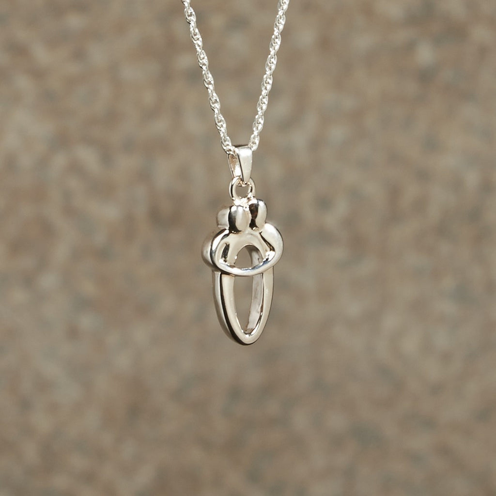 Loving Couple Pendant Cremation Jewelry — Afterlife Essentials