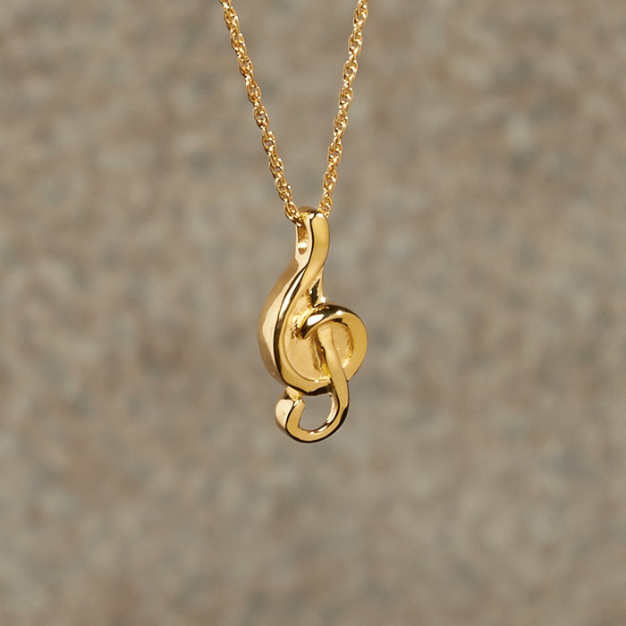 Music Note Pendant Cremation Jewelry-Jewelry-Infinity Urns-Afterlife Essentials