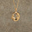 Moon & Stars Pendant Cremation Jewelry-Jewelry-Infinity Urns-Gold Plated-Afterlife Essentials