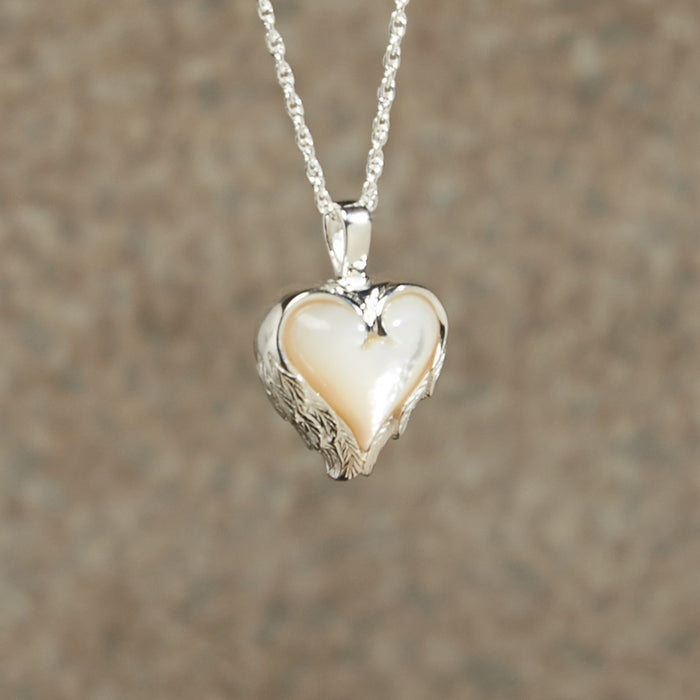 Forever Mom Heart SS Urn Necklace - Perfect Memorials