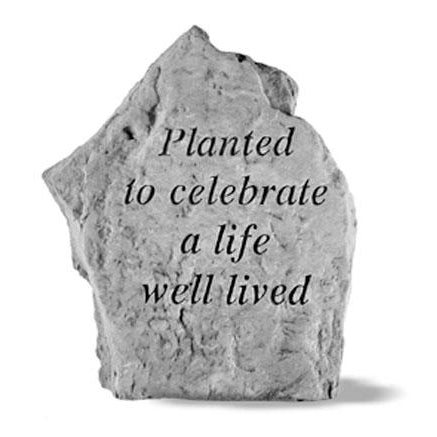 Planted to celebrate… Memorial Gift-Memorial Stone-Kay Berry-Afterlife Essentials