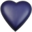Brass Heart Blue-Violet Cat Pet Medium 53 cu in Cremation Urn-Cremation Urns-New Memorials-Afterlife Essentials