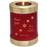 Candle Holder Series Round Scarlet Brass 20 cu in Cremation Urn-Cremation Urns-New Memorials-Afterlife Essentials
