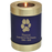 Candle Holder Series Round Blue Nightfall Pawprint 20 cu in Cremation Urn-Cremation Urns-New Memorials-Afterlife Essentials