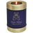 Candle Holder Series Round Blue Nightfall Baby 20 cu in Cremation Urn-Cremation Urns-New Memorials-Afterlife Essentials