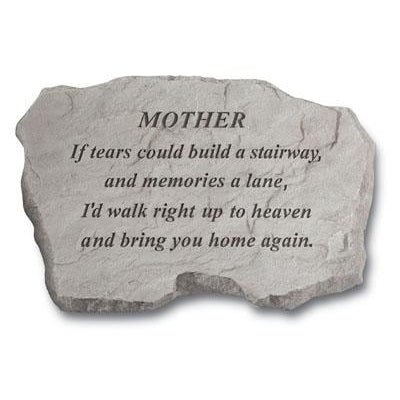 MOTHER – If Tears could Build… Memorial Gift-Memorial Stone-Kay Berry-Afterlife Essentials