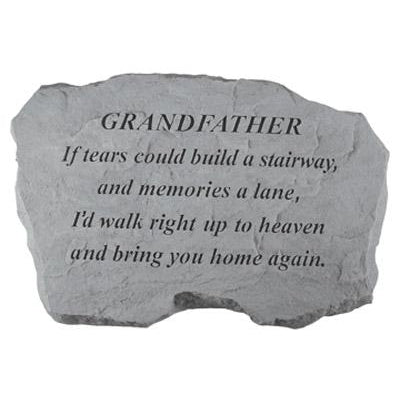 GRANDFATHER – If Tears Could Build… Memorial Gift-Memorial Stone-Kay Berry-Afterlife Essentials