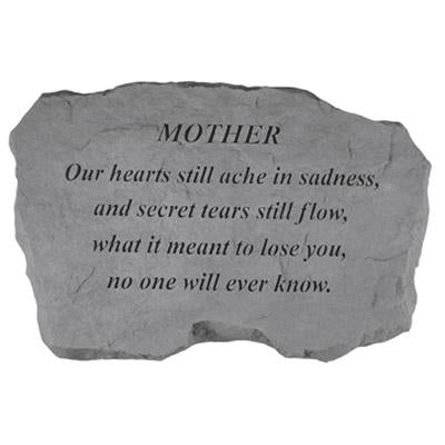 MOTHER – Our Hearts Still Ache… Memorial Gift-Memorial Stone-Kay Berry-Afterlife Essentials