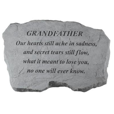 GRANDFATHER – Our Hearts Still Ache… Memorial Gift-Memorial Stone-Kay Berry-Afterlife Essentials