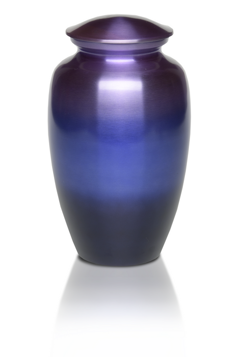 Alloy in Range of Beautiful Purple Tones Adult 200 cu in Cremation Urn-Cremation Urns-Bogati-Afterlife Essentials
