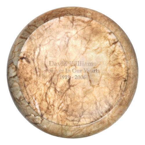 Alabaster Stone Grace 175 cu in Cremation Urn-Cremation Urns-New Memorials-Afterlife Essentials