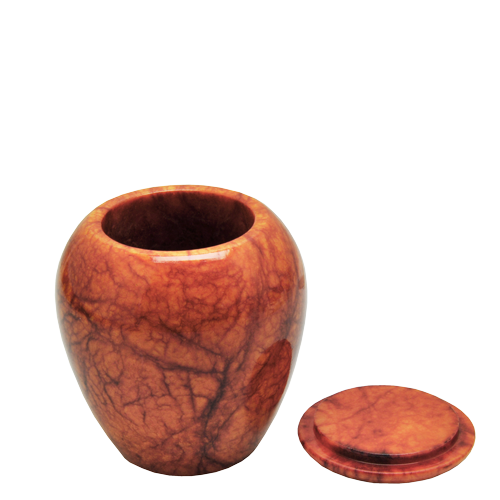 Alabaster Stone Valor Mini 6 cu in Cremation Urn Keepsake-Cremation Urns-New Memorials-Afterlife Essentials