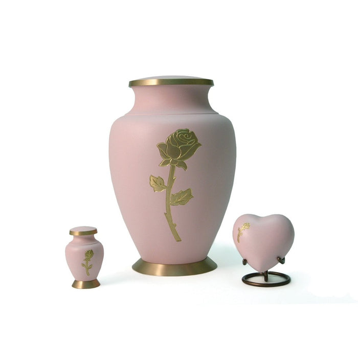 Aria Rose Heart Keepsake with velvet box Cremation Urn-Cremation Urns-Terrybear-Afterlife Essentials
