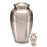 Brushed Pewter with Three Rings Adult 200 cu in Cremation Urn-Cremation Urns-Bogati-Afterlife Essentials