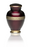 Dark Purple Brass with Golden Brass Band Adult 200 cu in Cremation Urn-Cremation Urns-Bogati-Afterlife Essentials