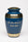 Classic Brass in Blue with Brass Bands Adult 200 cu in Cremation Urn-Cremation Urns-Bogati-Afterlife Essentials