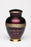 Dark Purple Brass with Golden Brass Band Adult 200 cu in Cremation Urn-Cremation Urns-Bogati-Afterlife Essentials