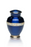 Jewel Tone Brass Cremation Urn with Mother of Pearl Band – Adult-Cremation Urns-Bogati-Blue-Afterlife Essentials