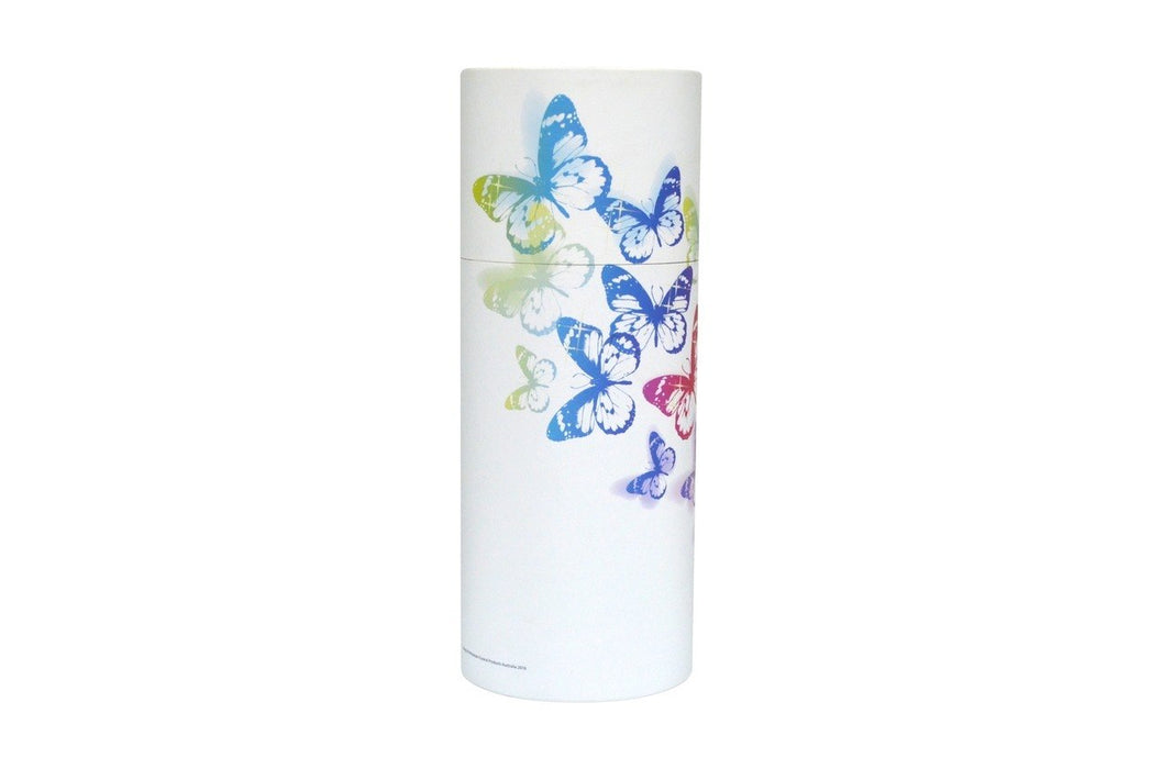 Butterflies Scattering Large Cremation Urn-Cremation Urns-Life Cycle Urns-Afterlife Essentials