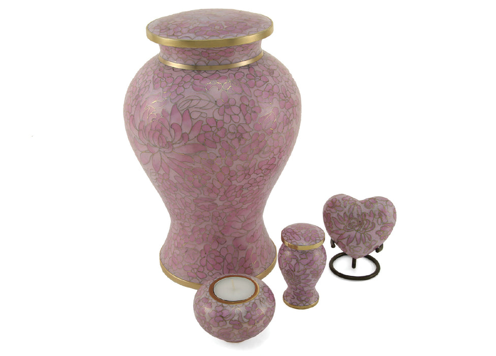 Etienne Rose 4 Keepsake Set with velvet bag Cremation Urn-Cremation Urns-Terrybear-Afterlife Essentials