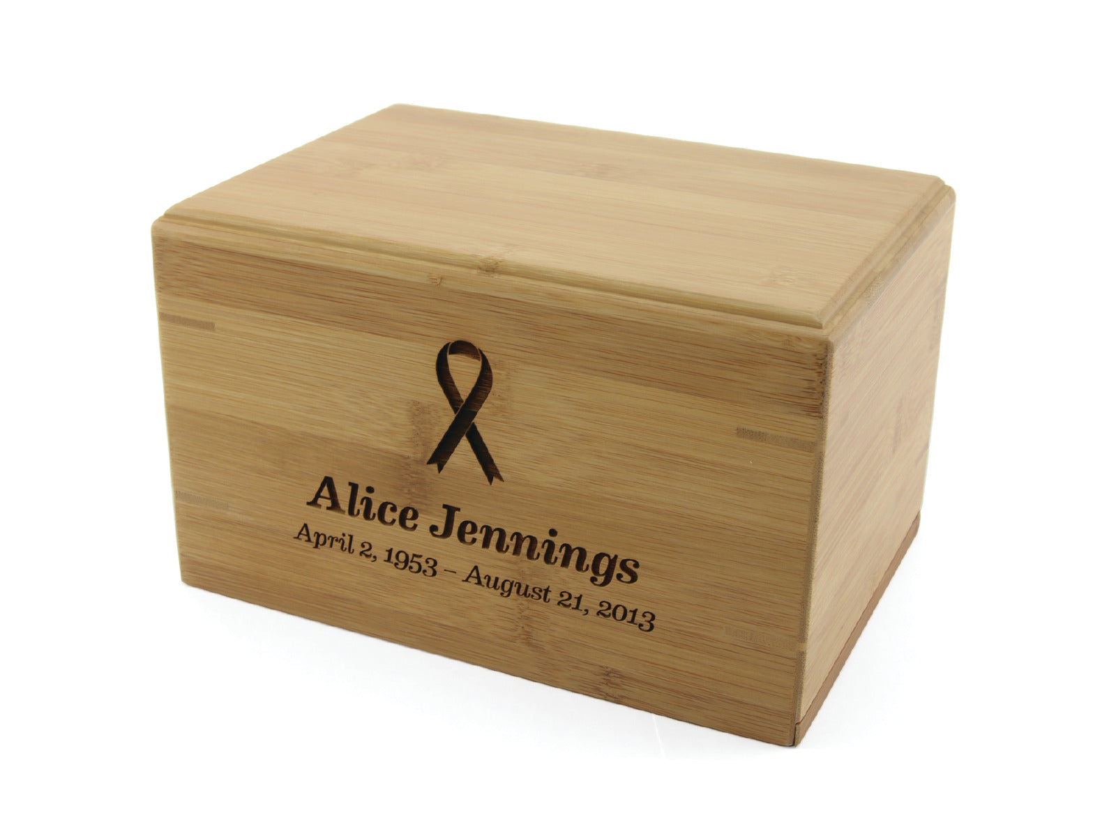 Bamboo Box Large/Adult Cremation Urn — Afterlife Essentials