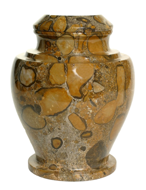 Carpel Pebble Stone Natural Marble Adult 220 cu in Cremation Urn-Cremation Urns-Bogati-Afterlife Essentials
