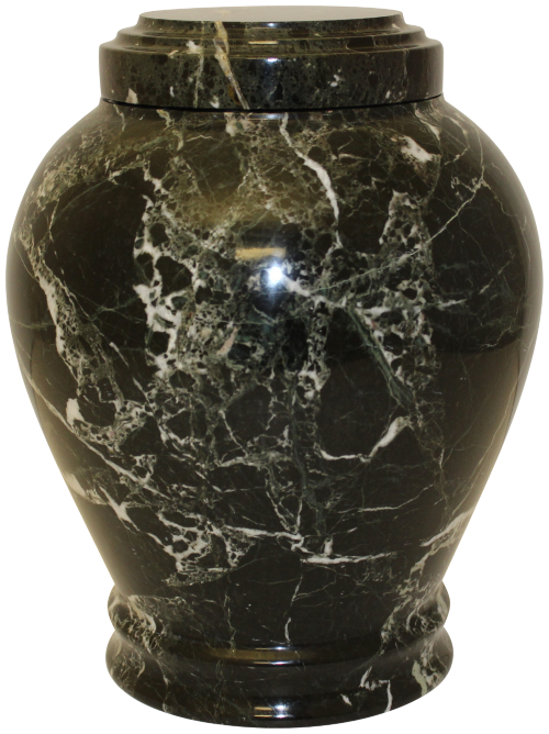 Embrace Natural Marble Adult 220 cu in Cremation Urn-Cremation Urns-Bogati-Green-Afterlife Essentials