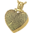 Heart Filigree Bail Fingerprint Pendant Cremation Jewelry-Jewelry-New Memorials-14K Solid Yellow Gold (allow 4-5 weeks)-Full-Coverage Fingerprint-Afterlife Essentials