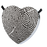 Heart Fingerprint Pendant Cremation Jewelry-Jewelry-New Memorials-Stainless Steel-Full Coverage-No Chamber (flat)-Afterlife Essentials