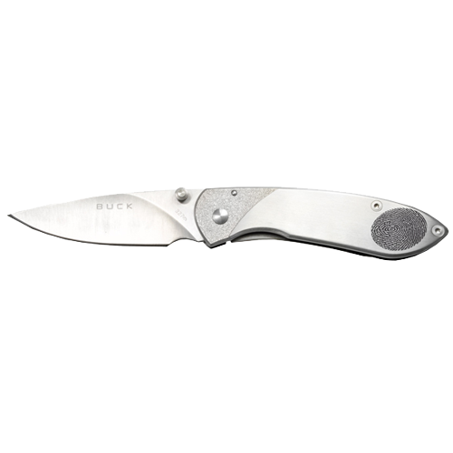 Pocket Knife Stainless Steel Fingerprint and/or Signature-Accessories-New Memorials-Afterlife Essentials