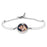 Round Photo Engraved Bracelet with Adjustable Chain Jewelry-Jewelry-Photograve-Afterlife Essentials