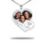 Double Heart Photo Pendant w/ Personalized Front Engraving Jewelry-Jewelry-Photograve-Afterlife Essentials