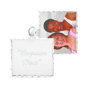 Sterling Silver Square Swivel Photo Pendant Jewelry-Jewelry-Photograve-Afterlife Essentials