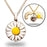 Exclusive Enameled Daisy Photo Necklace & Chain Jewelry-Jewelry-Photograve-Afterlife Essentials