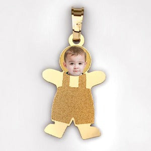 MyKids™ Boy with Photo Pendant and Charm Jewelry-Jewelry-Photograve-Afterlife Essentials