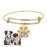 Dog Paw Print Photo Charm Expandable Bracelet Jewelry-Jewelry-Photograve-Afterlife Essentials