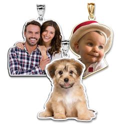 Photo Outline Pendant or Charm Jewelry-Jewelry-Photograve-Afterlife Essentials