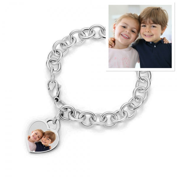 Sterling Silver Tiffany Style Engravable Bracelet Jewelry-Jewelry-Photograve-Afterlife Essentials