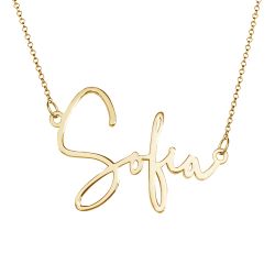 Modern Script Name Necklace with Chain Included Jewelry-Jewelry-Photograve-Afterlife Essentials