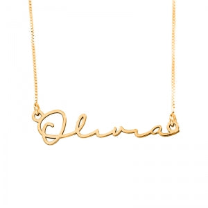Minimalist Script Name Necklace with Chain Included Jewelry-Jewelry-Photograve-Afterlife Essentials