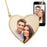 Heart with Border Photo Pendant Charm with Two Loops Jewelry-Jewelry-Photograve-Afterlife Essentials