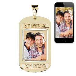 My Father, My Hero Pendant Jewelry-Jewelry-Photograve-Afterlife Essentials