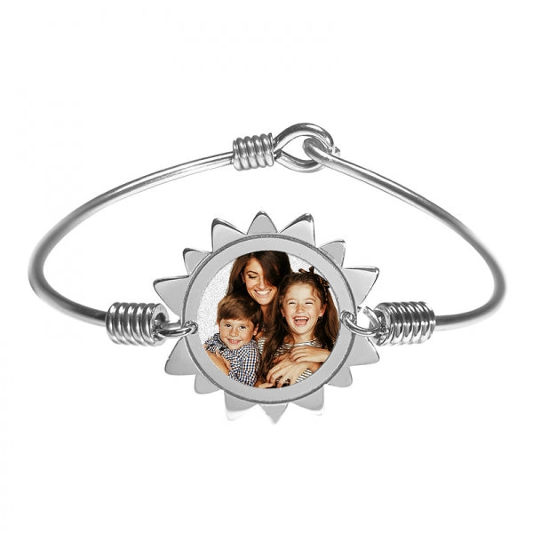 Photo Engraved You Are My Sunshine Expandable Bracelet Jewelry-Jewelry-Photograve-Afterlife Essentials