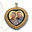 Mother Of Pearl or Onyx Heart with Rope Frame Jewelry-Jewelry-Photograve-Afterlife Essentials