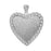 Sterling Silver Custom Fingerprint Heart Pendant with Cubic Zirconias Jewelry-Jewelry-Photograve-Sterling Silver-1" X 1"-Afterlife Essentials