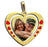 Exclusive Heart Red Enameled Photo Pendant Jewelry-Jewelry-Photograve-Afterlife Essentials