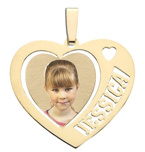 Heart with One Name Pierced Jewelry-Jewelry-Photograve-Afterlife Essentials